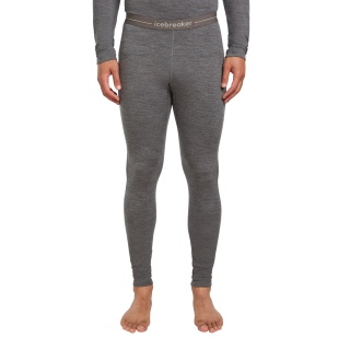 Icebreaker Unterwäsche Thermo-Leggings 260 Tech enganliegend (Merinowolle) - grau Herren